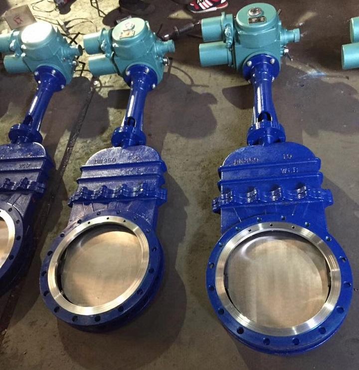 电动衬氟刀型闸阀?