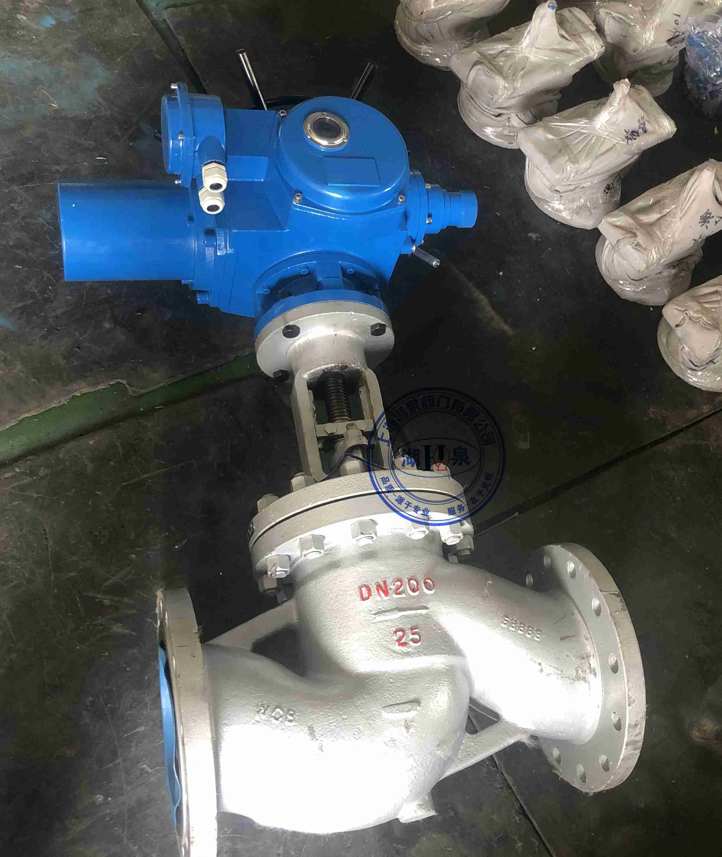 25公斤电动阻止阀dn200