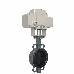 电动蝶阀D971J-10 DN50衬胶耐侵蚀